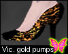Victoriana Gold Shoes