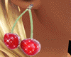 Sparkling Cherry Earring