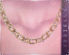 E~ Chain Necklace Gold
