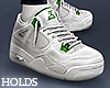4's White/Green F