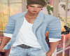 MxU Blue jacket and shir