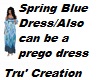 Spring Dress Blue