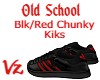 Blk/Red OS Chunky Kiks