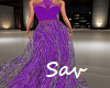PurpleSheer Gown
