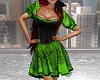 Green Spooky Web Dress