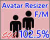 CG: Avatar Scaler 102.5%