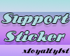 500k Support Sticker