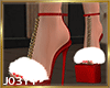 red xmas glow heels
