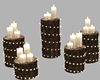 Romantic Log Candles