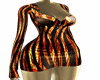 Tawny Tigris Mini Dress