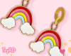 🦋 Rainbow earrings