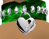 Toxic Lcked Heart Collar
