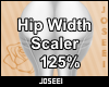 Hip Width Scaler 125%