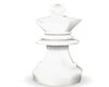 White Marble Chess King