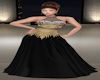 Golden Black Dress,