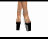 Cross heels black