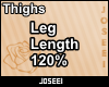 Leg Length 120%