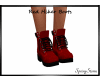 Red Hiker Boots