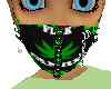 weed green face mask