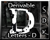 #SDK# Deriv Letters - D