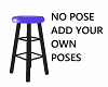 No Pose Neon stool