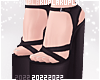 $K Black Platform Heels