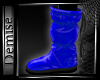 [D]Boots|Latex|Blue