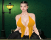 Yellow Curtain Top