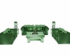MP~GREEN COUCH SET