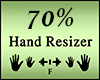 Hand Scalar 70%