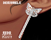 E* Butterfly Earrings