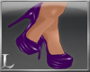 [L™]PVC Heels Purple