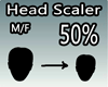 Scaler Head 50% M/F