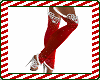 Red Long Christmas Boots