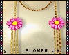 S|Flower Necklace Pink