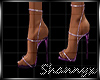 $ Purple Shine Heels