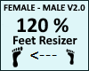 Feet Scaler 120% V2.0