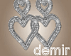 [D] Heart earrings