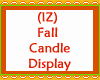 Fall Candle Display Deco
