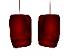  Red Hang Chairs