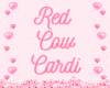 Red Cow Cardi ~