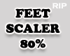 R. Feet scaler 80% MF