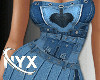 ! PATCHWORK DENIM DRESS