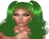 Blanca Green Ponytails