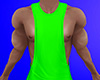 Green Muscle Tank Top (M)