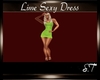S.T LIME SEXY DRESS
