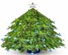 Christmas Tree Blue Deco