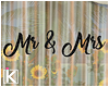 |K 🌴 Mr & Mrs Sign