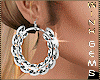 Modern Silver Earrings