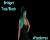 Bridget Teal/Black